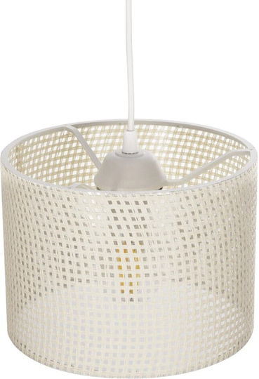 GloboStar Clairie Pendant Light White with Socket E27 22x22x93cm