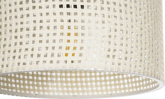 GloboStar Clairie Pendant Light White with Socket E27 22x22x93cm