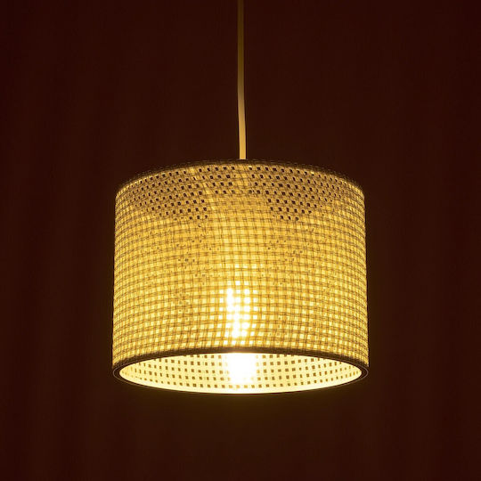 GloboStar Clairie Pendant Light White with Socket E27 22x22x93cm