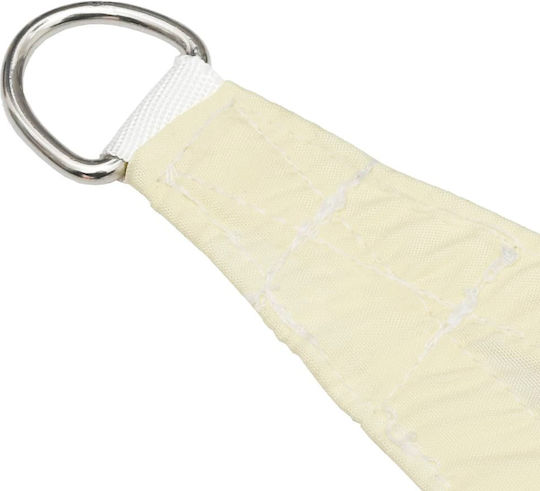 vidaXL Rectangular Shade Sail Beige with PU Coating 4x5m