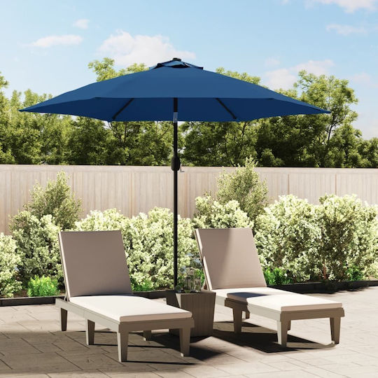 vidaXL Replacement Umbrella's Fabric Blue 3m 313799
