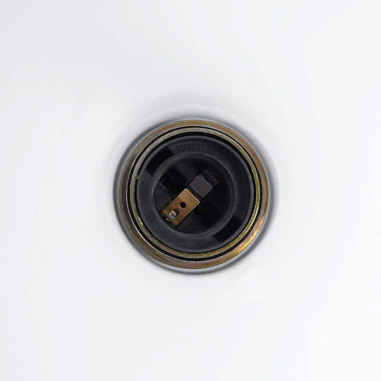 vidaXL Adjustable Yellow Ceiling Light with E27 Socket 22x22cm