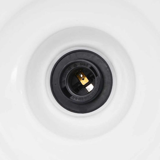 vidaXL Adjustable Yellow Pendant Ceiling Light with E27 Socket 31x31cm