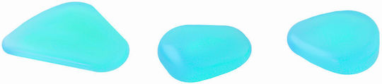 Set Decorative Stones Zola Phosphorescent 100 Pieces Blue Size 2-3 Cm