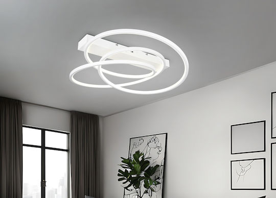 Trio Lighting Plafonieră de Tavan Albă cu LED Integrat