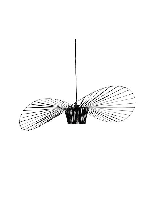 GloboStar Widow Pendant Light Black Grid with Socket E27 98x96x30cm