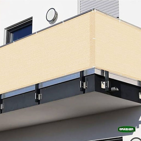Grasher Separator de Umbrire Ecru Cu cerc 1.2x6m 160gr/m²