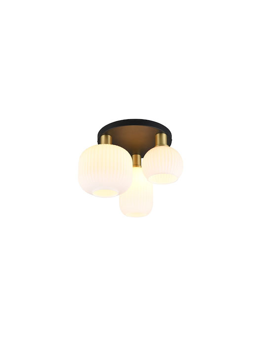 Trio Lighting Таванно осветление 39бр Златист с Фасунга E27