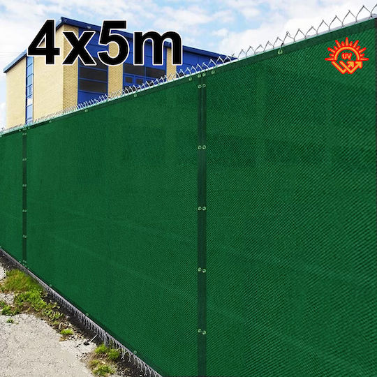 Dalimond Schattierungsnetz Grün Mit Hoop 4x5m 150gr/m²