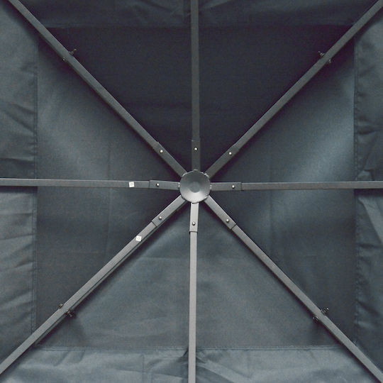 Outsunny Gazebo Κάλυμμα για Κιόσκι Γκρι 3x3m