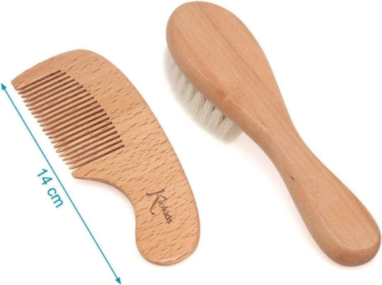 Kiokids Baby Brush & Comb 2pcs