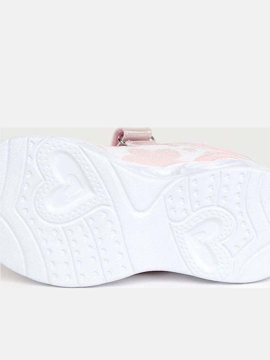 Minnie Kids Sneakers with Lights Pink