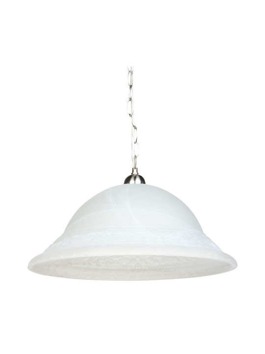 Keskor Pendant Light White with Socket E27 45x45x18cm
