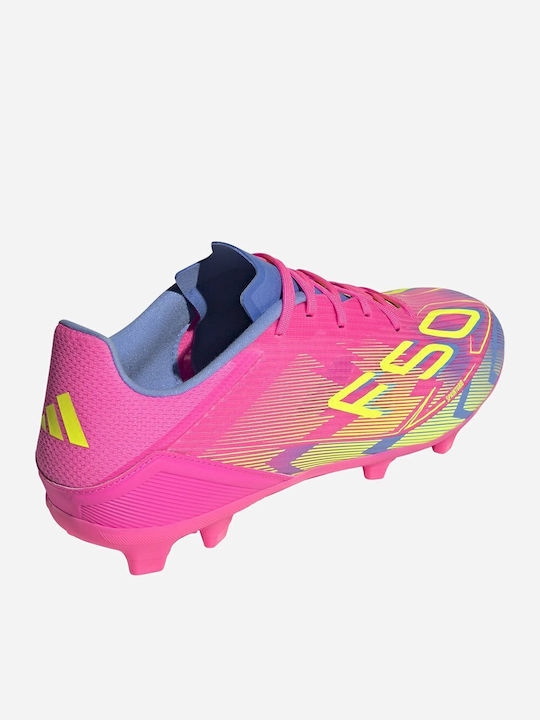 adidas F50 League Pantofi de Fotbal cu crampoane Roz