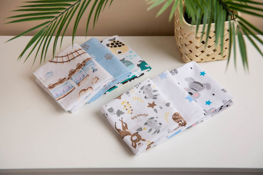 Sensillo Baby Burp Cloth 50x60cm. 3pcs