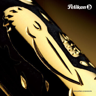 Pelikan Toledo M900 Fountain Pen with Quill Extra Fine Steel with Black Ink