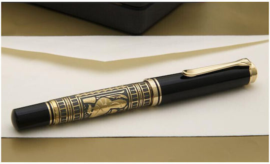 Pelikan Toledo M900 Fountain Pen with Quill Broad Steel with Black Ink
