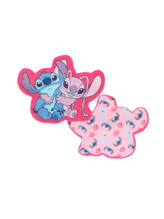 Disney Lilo & Stitch Διακοσμητικό Μαξιλάρι Βελουτέ 40x36εκ Lil24-4428 Ροζ