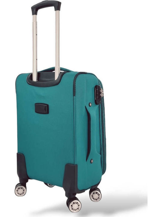Playbags Cabin Fabric Petrol Suitcase With 4 Wheels Height 55cm