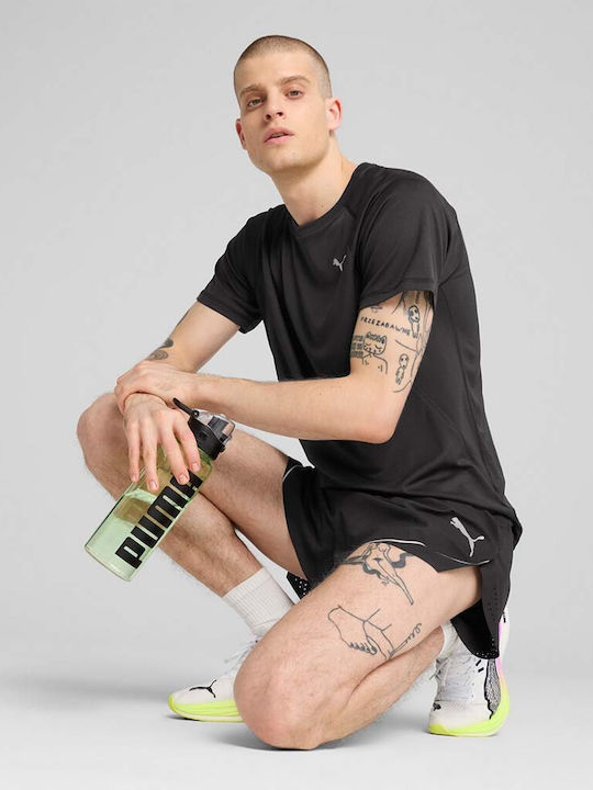 Run Velocity Athletic T-shirt Black