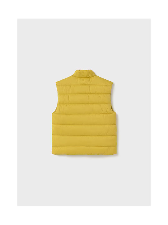 Mayoral Kids Casual Jacket Sleeveless Gold