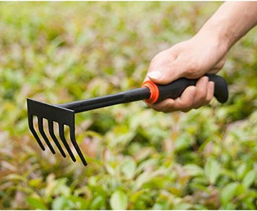 Set 6 Unelte de Grădinărit Zola Oțel Plastic Mânere Ergonomice Confortabile Negru