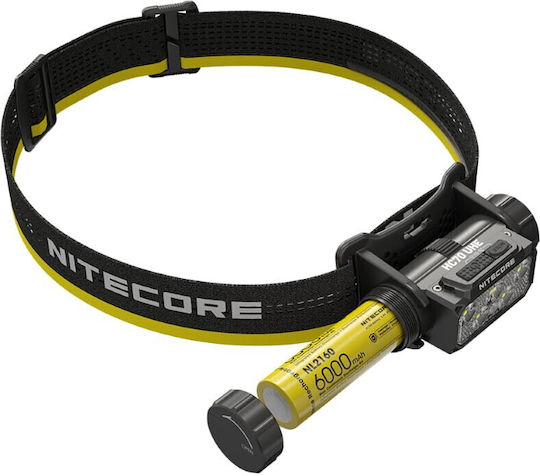NiteCore Презареждащ се Челник LED IP68 с Максимална Яркост 1600лм Hc70 Uhe Черен
