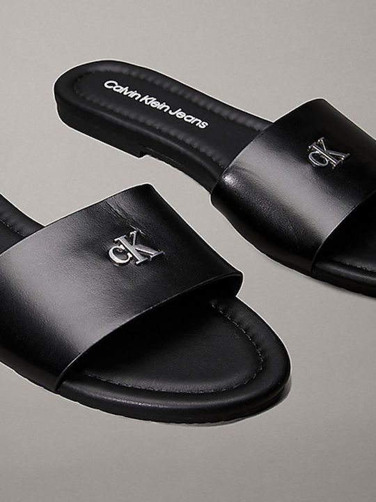 Women's Flat Sandals in Black Color