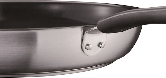 Fiskars Pan With Lid made of Stainless Steel with Non-Stick Coating 28cm
