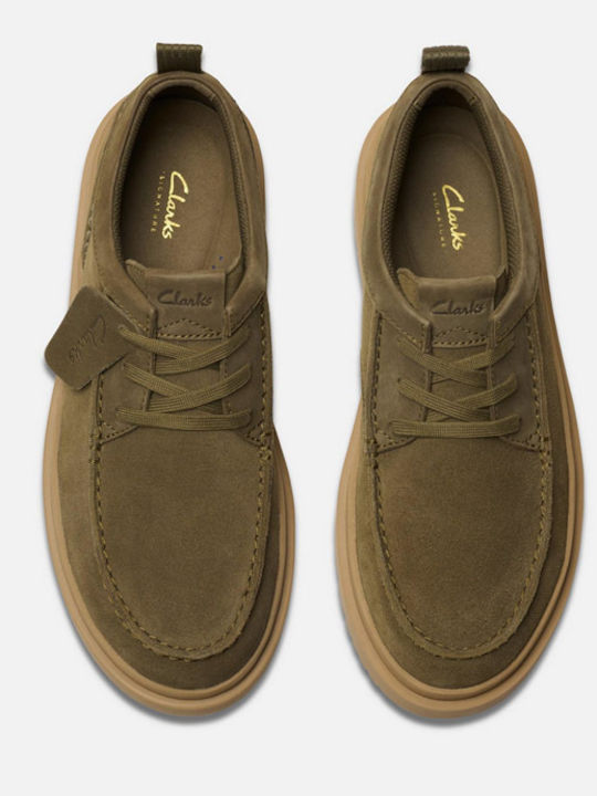 Men's Leather Moccasins Green