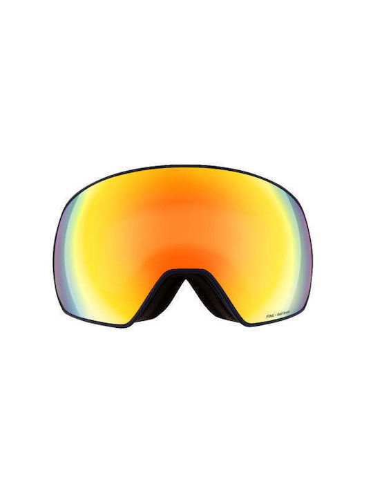 Red Bull Spect Μάσκα Σκι & Snowboard Ενηλίκων Κόκκινη με Φακό Καθρέπτη σε Κόκκινο Χρώμα