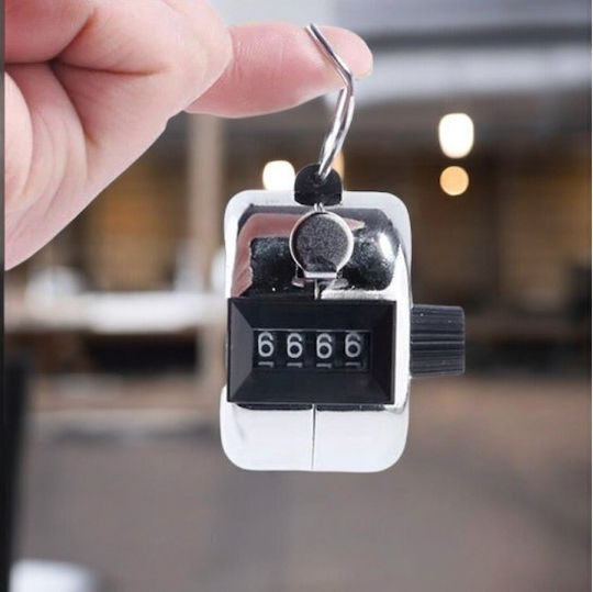 Handheld Mechanical Counter Clicker Pedometer