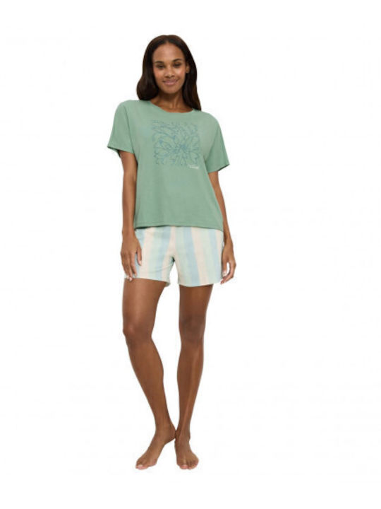 Triumph Winter Women's Pyjama Top Luscious Jade Mix & Match