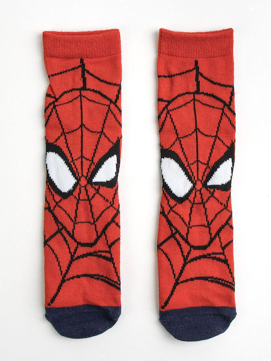 Cerda Παιδικές Κάλτσες Spiderman Κόκκινο, Μπλε 3 Ζευγάρια