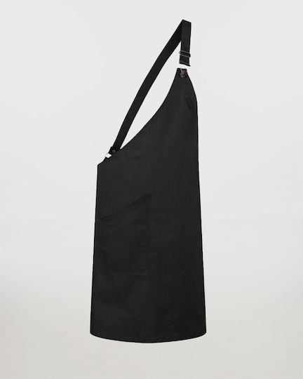Karlowsky Ποδιά Σερβιτόρου / Barista / Bartender Ολόσωμη Bib Apron Μαύρη