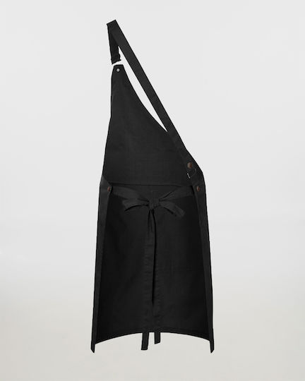 Karlowsky Ποδιά Σερβιτόρου / Barista / Bartender Ολόσωμη Bib Apron Μαύρη