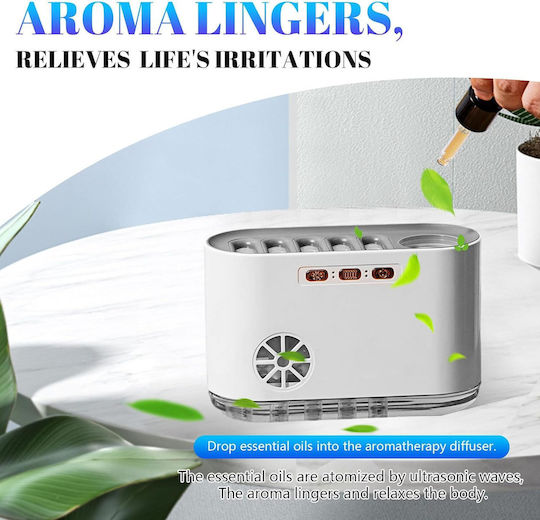 Smart Portable Humidifier 20 Flame Colors LED 700ml