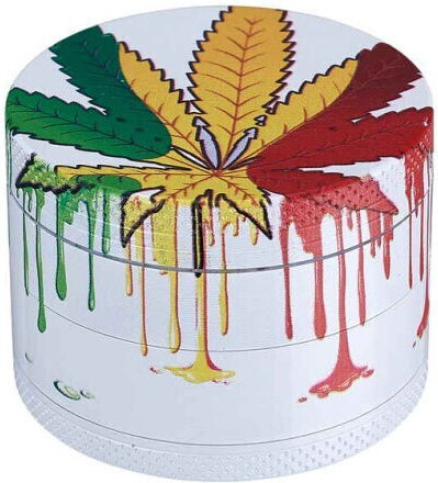 Champ High Grinder White Leaf 50mm