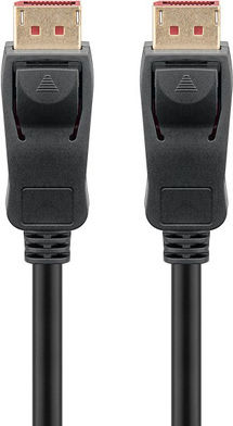 Goobay Kabel DisplayPort-Stecker - DisplayPort-Stecker 1m Schwarz (74760)