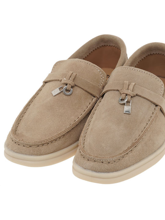 Suede Moccasins Brown