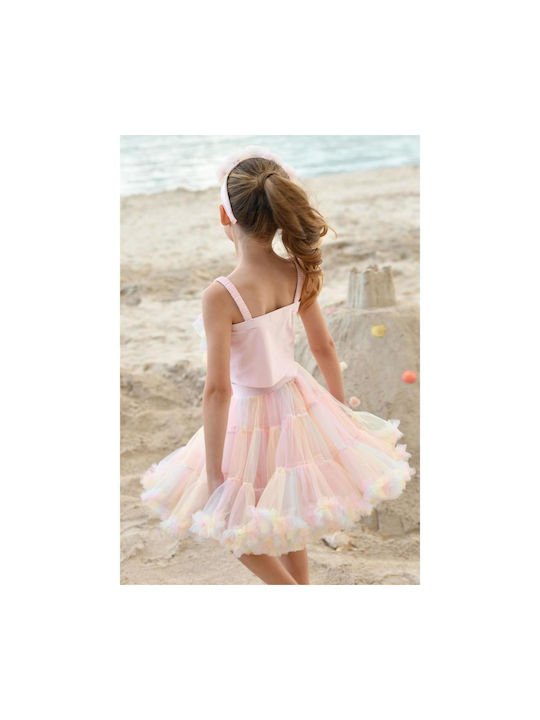 Angel's Face Kids Tulle Tutu Skirt Multicolor