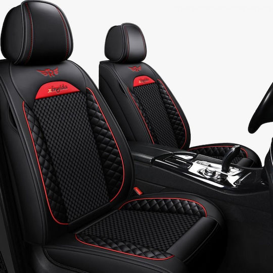 Set Huse Auto 12buc Piele Negru