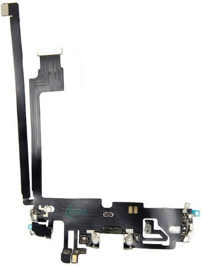 Καλωδιοταινία Θύρα Φόρτισης Iphone 12 Pro Max Flex Cable Charging Connector Silver