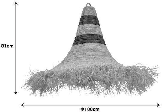 Inart Herbon Κρεμαστό Φωτιστικό Γαλάζιο 100x100x81εκ. Inart Herbon Κρεμαστό Φωτιστικό Γαλάζιο 100x100x81εκ.