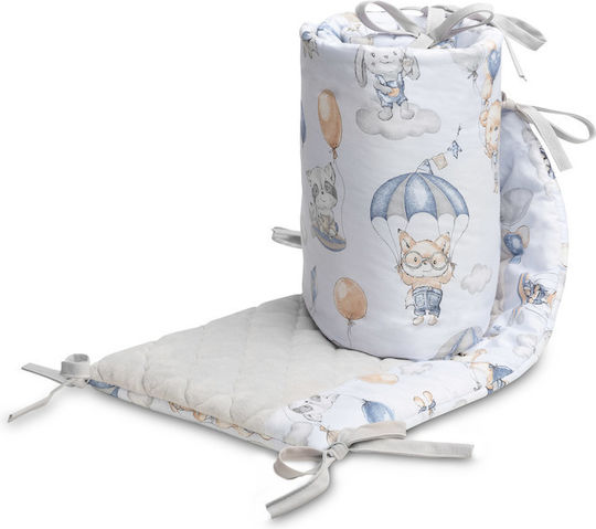 Sensillo Crib Bumpers Classic Inside Fight In Clouds 30x180cm