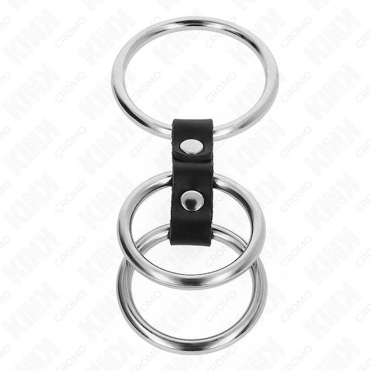 Kink Ring Cock Metallic Black