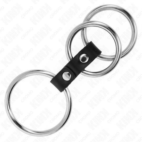 Kink Ring Cock Metallic Black