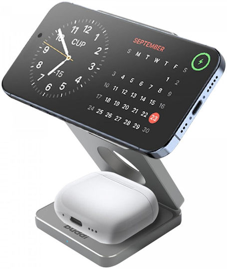 Buddi 15W Черен (Power 3-σε-1 MagSafe & Qi2)