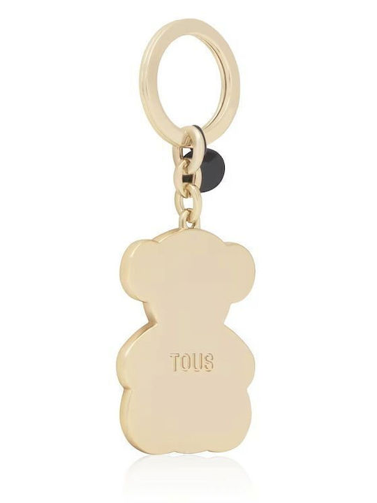 Bold Bear Lines Keychain Black Black Black