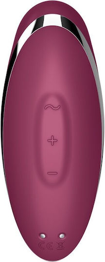 Satisfyer Tap & Climax 2 Κλειτοριδικός Δονητής 11cm Κόκκινος